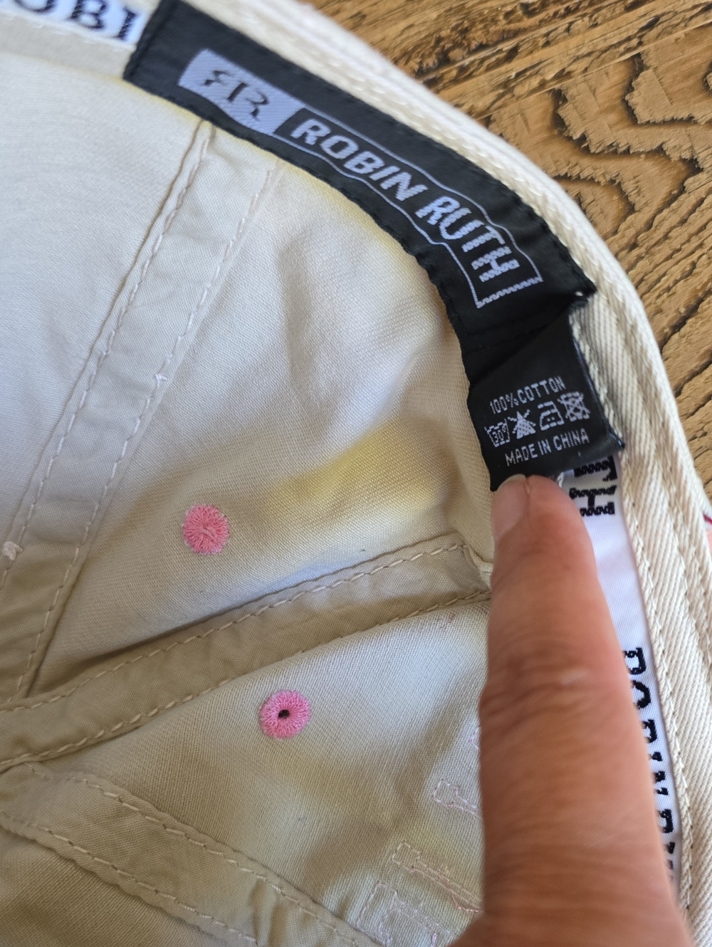 Robin Ruth Floral Baseball Cap - Pink - Picture 5 of 5